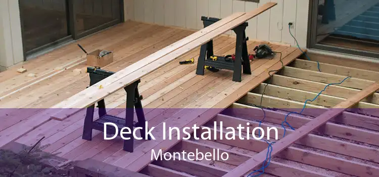 Deck Installation Montebello