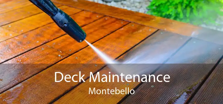 Deck Maintenance Montebello