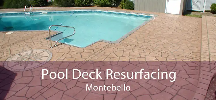 Pool Deck Resurfacing Montebello