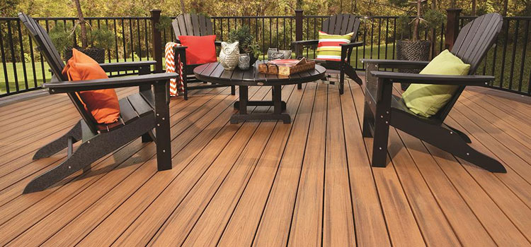 Black TREX Decking in Montebello, CA