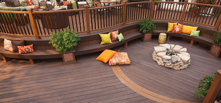 Gray TREX Decking in Montebello, CA