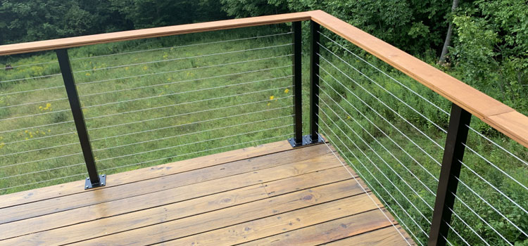 Installing Deck Cable Railing in Montebello, CA